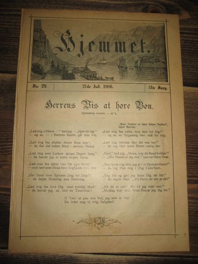 1906 nr 029 Hjemmet
