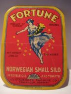 FORTUNE SMALL SILD, fra STAVANGER SARDINE, STAVANGER.