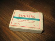Ubrukt eske med innhold MUSTAD BINDERS 60-70 TALLET
