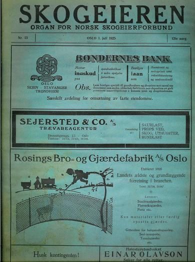 1925 nr 013 SKOGEIEREN