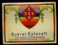 STRANDA SAFTPRESSERI STRANDA Sukret Eplesaft