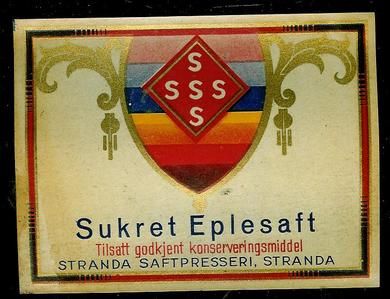 STRANDA SAFTPRESSERI STRANDA Sukret Eplesaft