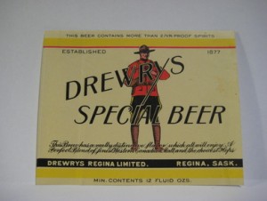 DREWRYS SPECIAL BEER.