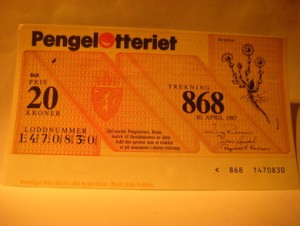 1987, trekning 868,                    Nr. 1470830.