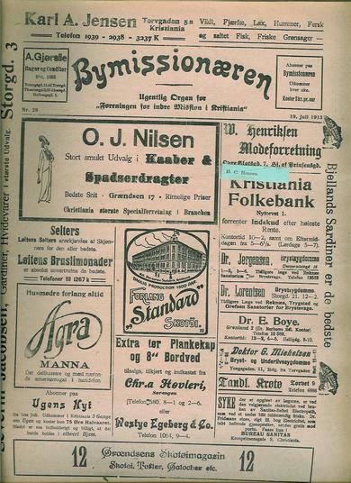 1913 nr 029 Bymissionæren