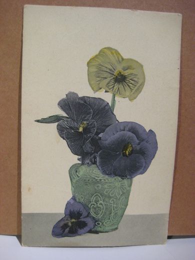 Gammelt julekort tidleg 1900
