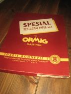 Eske med innhold SPESIAL HEKTOGRAF PAPIR NO 1 FOR ORMIG MASKIN Fra Tørris Bonnevie Oslo 60 tallet