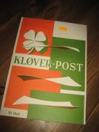Ubrukt skriveblokk KLØVER POST 1985