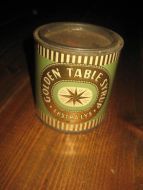 Boks uten innhold GOLDEN TABLE SYRUP fra Tyria Fabrikker Drammen 60 tallet