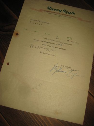 HARRY FYGLE BODØ 1951