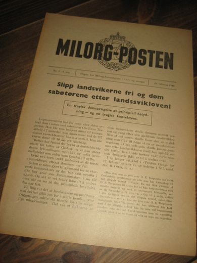 1948 nr 002 MILORG POSTEN