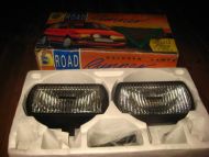 Eske med ubrukt innhold ROAD RUNNER HALOGEN LAMPS 70-80 tallet?