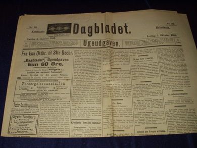 1889 nr 079 Dagbladet Ugeutgaven