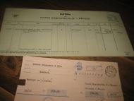 NORSK BRÆNDSELOLJE BERGEN 23 2 1953 B 197 Samt postgiro innbetalingsblankett stempla BLAKSÆTER