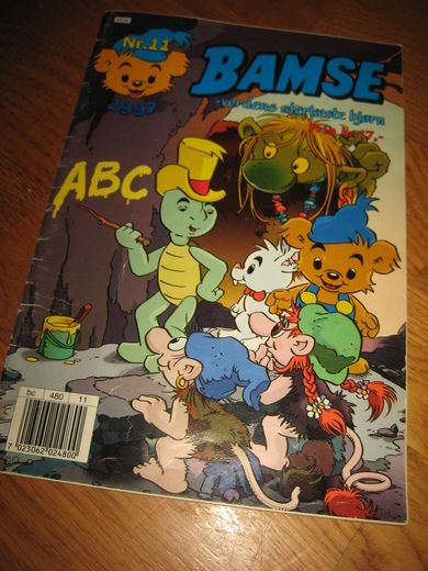 1997,nr 011, BAMSE- verdens sterkeste bjørn. 