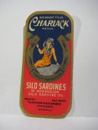 CHARLACK SILD SARDINES, fra Svithun Sardinfabrik, Stavanger.
