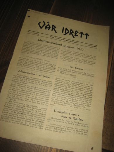 1948 nr 0 VÅR IDRETT