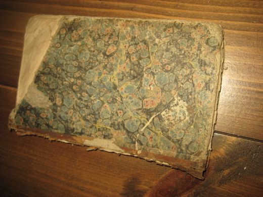 Meget gammel bok, 1848,   