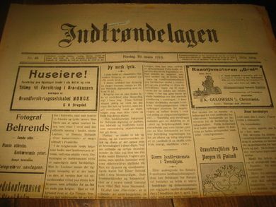 1916 nr 048 Indtrøndelagen
