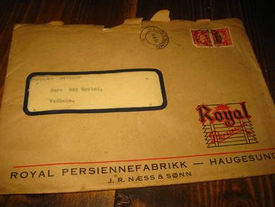 HAUGESUND 6 6 56 ROYAL PERSIENNEFABRIKK HAUGESUND