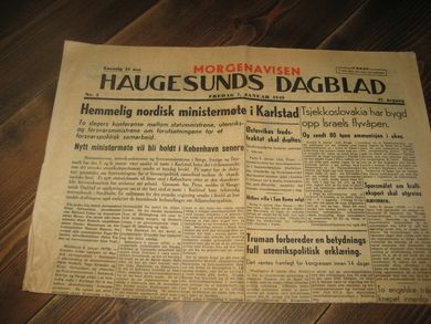 1949 nr 005 HAUGESUNDS DAGBLAD