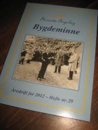 2012, hefte nr 29, Bygdeminne. Stranda Sogelag. 