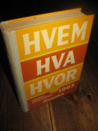 1963, HVEM HVA HVOR