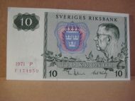 1971 P F174950 10 KRONOR