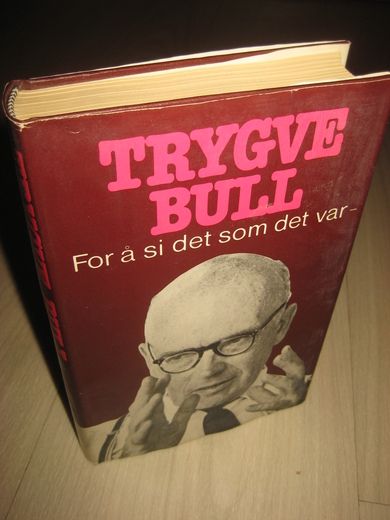 BULL, TRYGVE: For å si det som det var…1981.