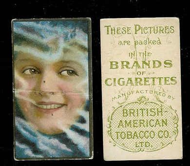 A. samlerkort fra British American Tobacco LTD