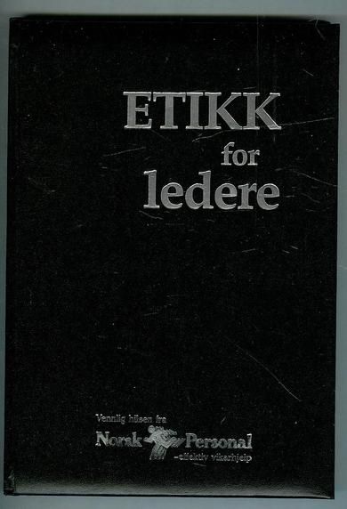 Werring, Henri: ETIKK for ledere. Selvmotsigelse eller utfordring? 1987.