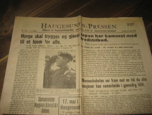 1945,nr 110, HAUGESUNDS AVIS. 3. årgang.
