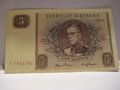 1963 5 KRONOR AJ652292