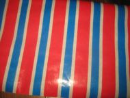 Rull julepapir fra 80 tallet flaggfarger ca 4 meter dette er rull nr 22