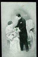 Pent postkort fra tidleg 1900