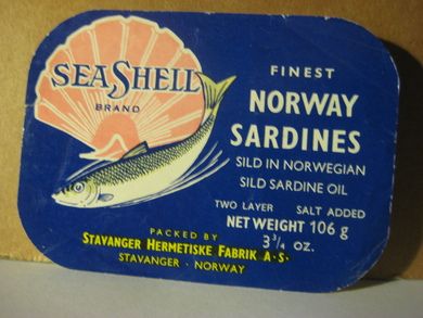 SEA SHELL fra STAVANGER HERMETISKE FABRIK STAVANGER