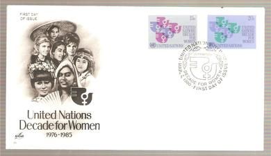 1980 7 APRIL DECADE FOR WOMEN FDC UNITED NATION