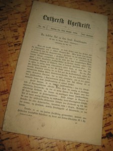 1884,nr 020, Luthersk Ugetidskrift.