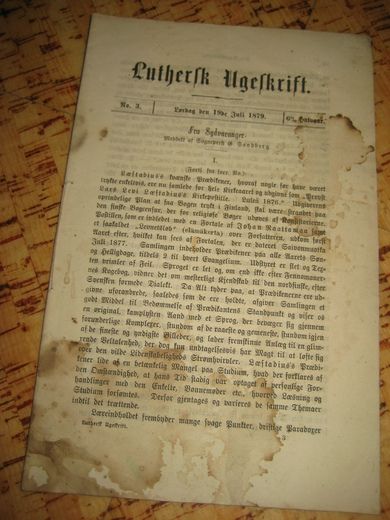 1879 nr 003 Luthers Ugeskrift