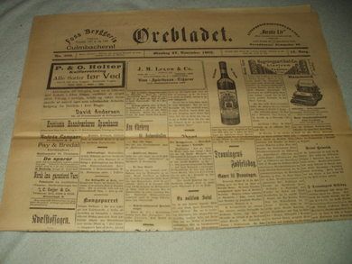 1905 nr 280 Ørebladet