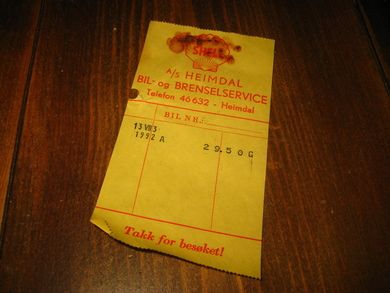 HEIMDAL BIL & BRENSELSERVICE Tlf 46632 Heimdal 60 tallet