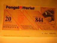 1986 trekning 844 Nr 0082991