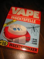 Uåpna eske med VAPE INSEKTSFELLE 70 TALLET