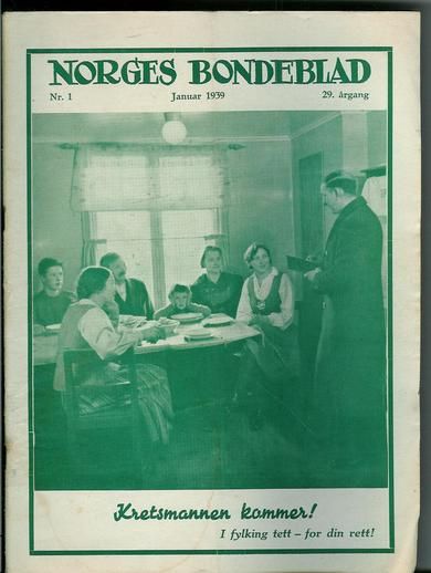1939,nr 001,                     NORGES BONDEBLAD.