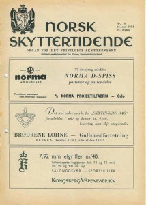 1954,nr 019, NORSK SKYTTERTIDENDE.