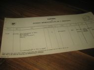 NORSK BRÆNDSELOLJE BERGEN 5 2 1953 B 37