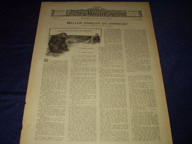 1904 nr 002 Tilæg til Allers Familie Journal MELLEM VIRKELIGT OG UVIRKELIGT