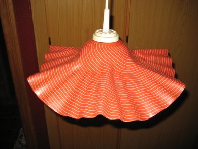 Taklampe i glass 70 tallet