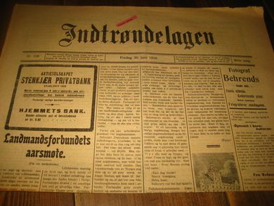 1916 nr 123 Indtrøndelagen