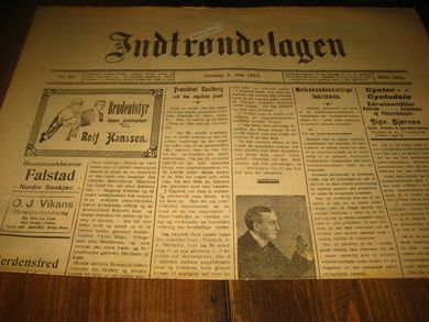 1916 nr 084 Indtrøndelagen